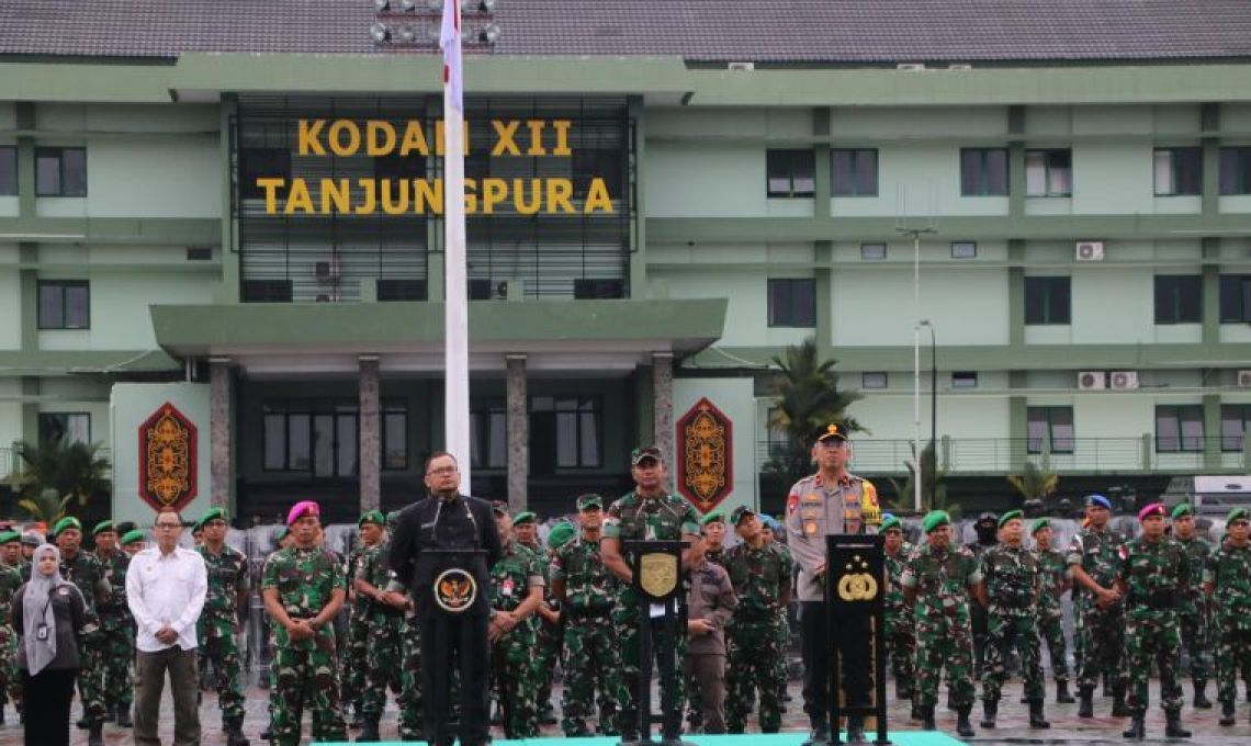 Kodam XII/Tanjungpura Siagakan 9.111 Personel Amankan Pemilu
