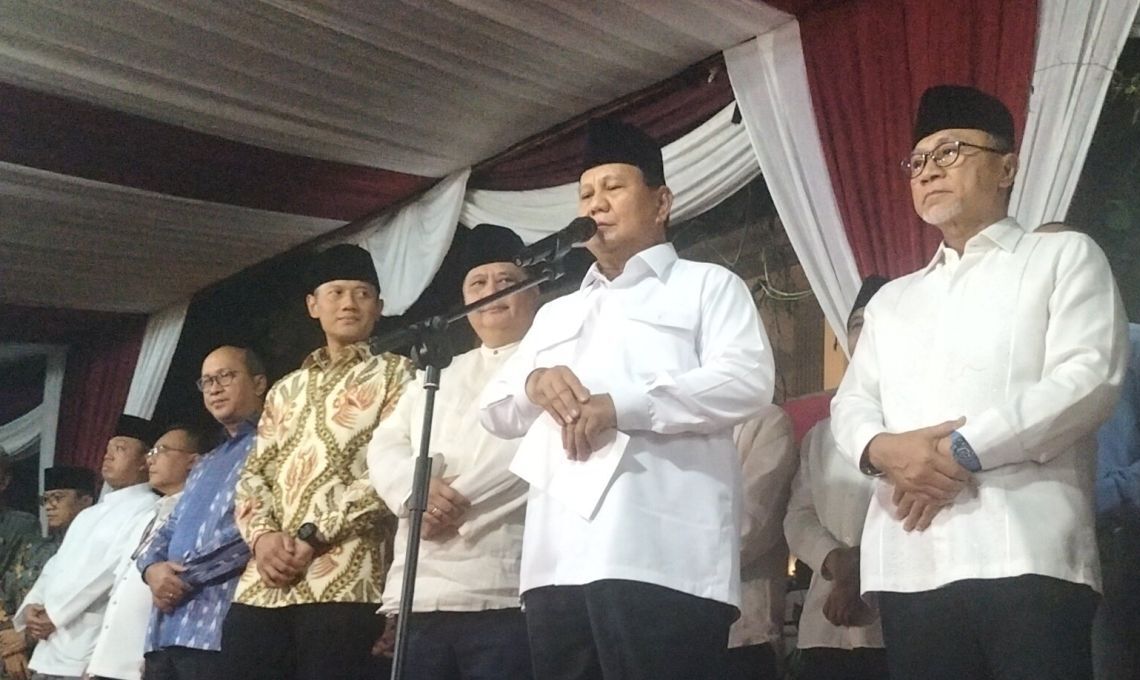Resmi Menangkan Pemilu, Prabowo Ucapkan Terima Kasih Kepada KPU